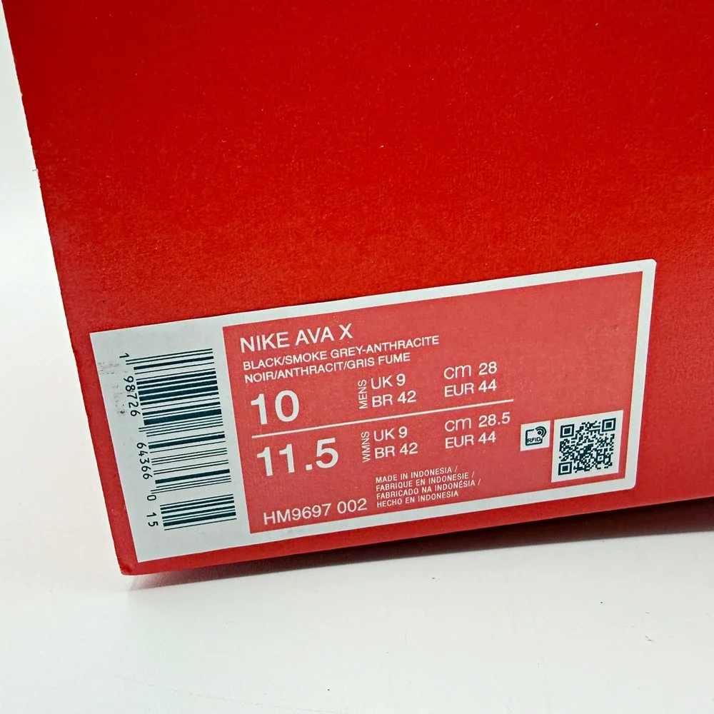 Nike Ava X 'Black Anthracite' / HM9697-002 / Size 10 Mens